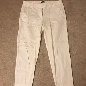 J. Crew White city fit pants. No defects.